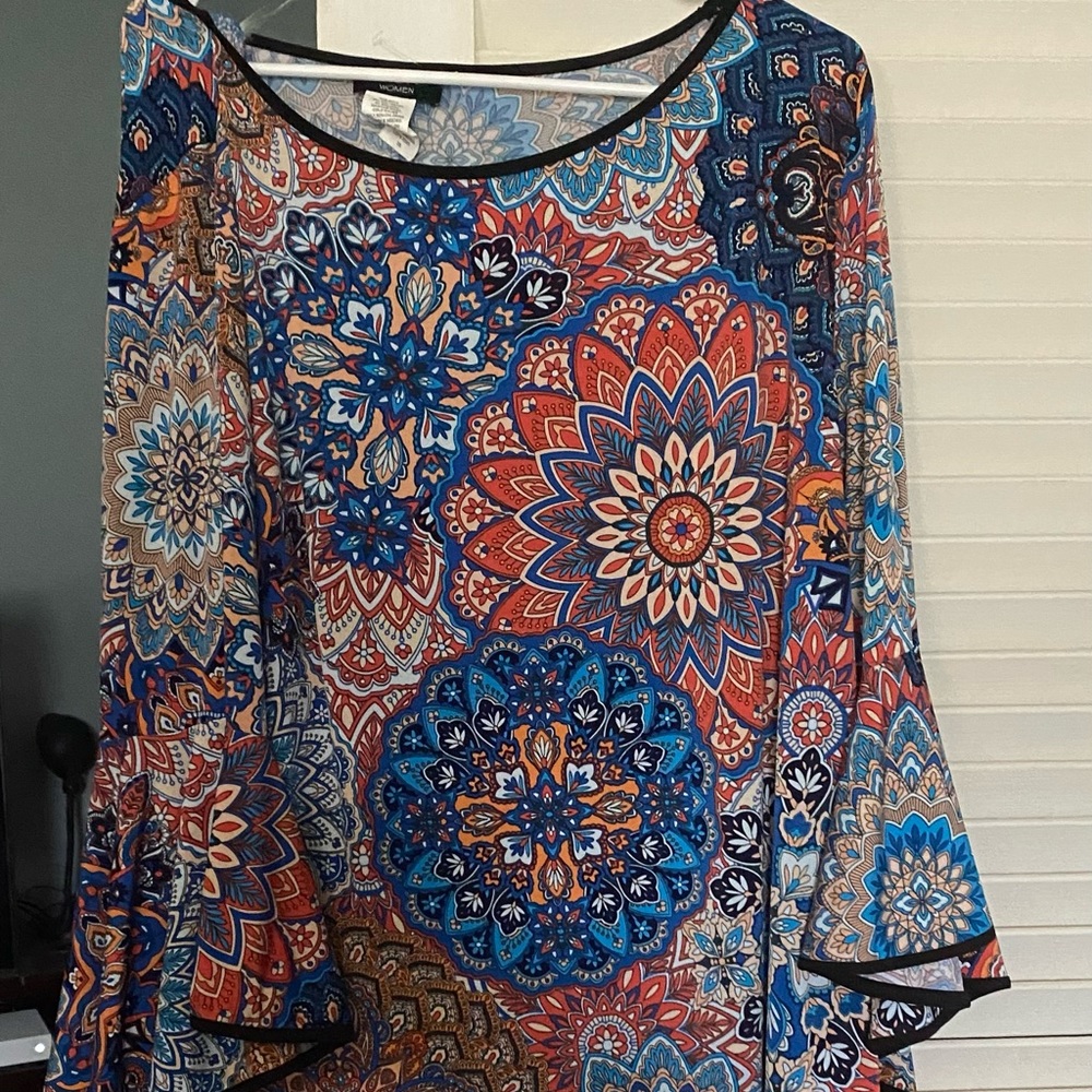 MSK Plus size dress. Perfect for Fall.